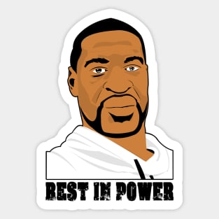 rest in power - george floyd Sticker